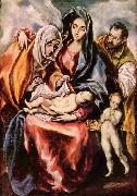 El Greco Hl. Familie oil painting